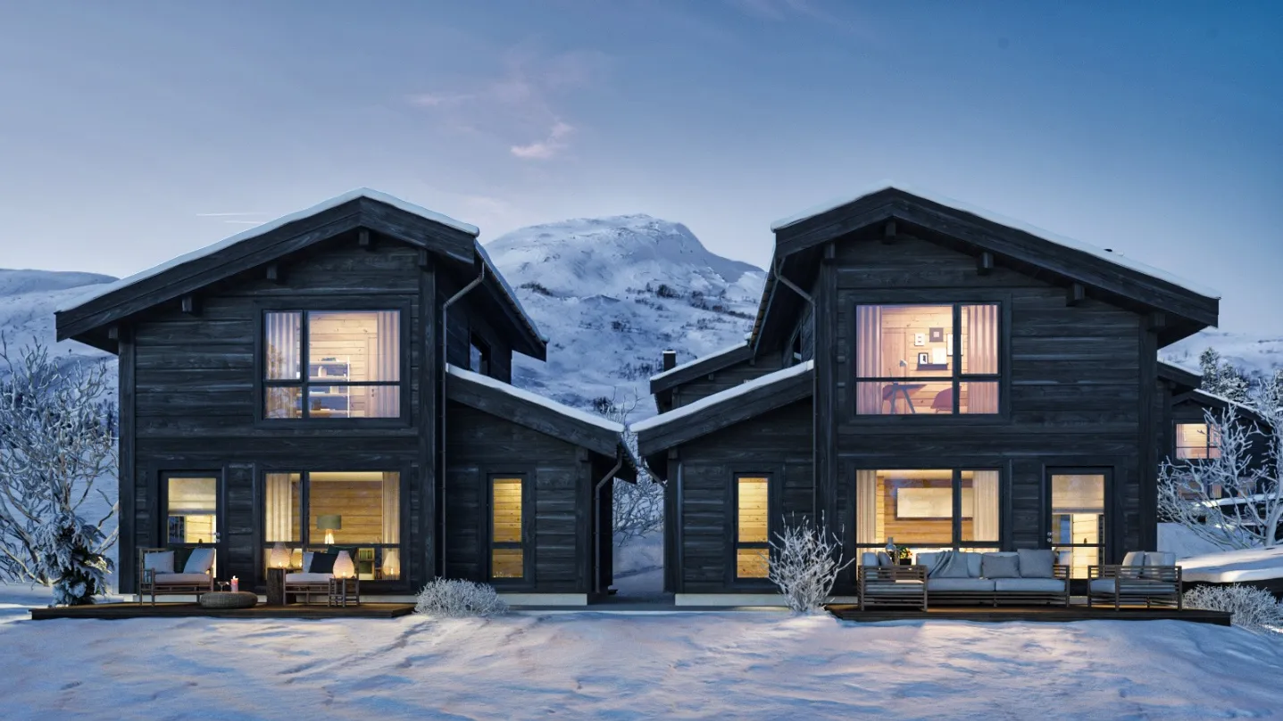 Fjellsætra Alpin Lodge: Flott hytte med god beliggenhet, panoramautsikt og ski-in/ski-out!